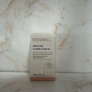 Biossance Squalane + Vitamin C Rose Oil. NIB